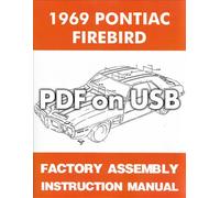 1969 1970 1972 Firebird E Trans Am Montaggio Manuali On USB Pontiac Fabbrica