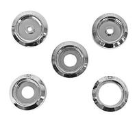 1969-72 Pontiac Gto,Lemans Corsa Pomello Lunetta Set - Bianco Pent 5 Pezzi Nuovo