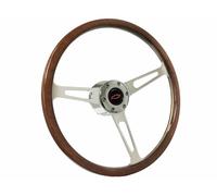 1969-87 Chevelle Sterzo Ruota Kit Legno W/Rosso Papillon Corno Bottoni