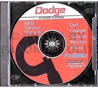 1969 Dodge CD Negozio Manuale Caricabatterie Super Ape Coronet Freccette Polara