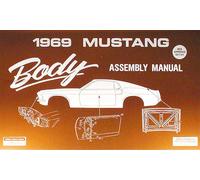 1969 Ford MUSTANG Corpo Montaggio Manuale 69 Grande Mach I Windows Cromo Blocco