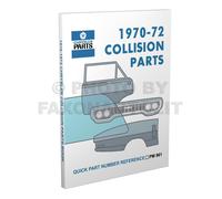 1970-1971-1972 Dodge Corpo Parte Libro Challenger Dart Rt Swinger Urto Catalogo