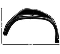 1970-72 Chevrolet Chevelle Convertible Passaruota Posteriore Esterno - DX Nuovo
