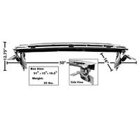 1970-72 Chevrolet Chevelle; Convertible Tronco Cerniera Molla / Torsion Barrette