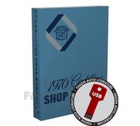 1970 Cadillac Negozio Manuale E Corpo Servizio USB Deville Eldorado Fleetwood