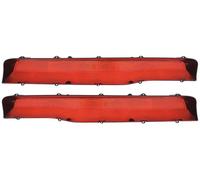 1970 Caricabatterie Coda Lampada Lenti, W/O Riflettore O Argento Accent Righe