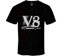 1970 El CaminoSide View V8 Car Lover Gift Enthusiast T-Shirt Black Mens Tee Unisex Shirt S