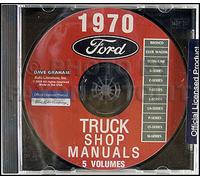 1970 Ford Camion Negozio Manuale Set Su CD F100 F250 F350 Pickup BRONCO