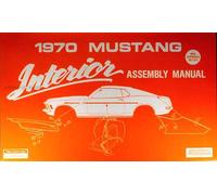 1970 Ford Mustang Manuale Assemblaggio Interni Grande Mach 1 Boss 302
