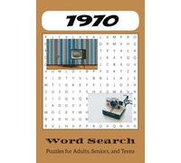 1970 Word Search Puzzle Book: Fun and Nostalgic Puzzles Celebrating the Iconic 1970's with 50+ easy to read Puzzles - Perfect for Vacations, Holidays, and Relaxing Free Time! | 6x9 inches, 110 pages