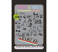 1970's & 1980's Crossword Puzzles: Subtitle for crossword/wordsearch Crossword puzzles with easy-to-read print about 1970, 1980, and more/ 6x9 inches, ... Gifts for Vacations, Holidays and Relaxation
