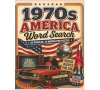 1970s America Word Search: 55 Puzzles 15 words per puzzle