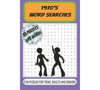 1970's Word Search Puzzle Book: Word Searches with Easy to Read Print about the 1970's, 70's Nostalgia, 1970's Retro | 6x9 inches, 110 pages | 50+ ... Stocking Stuffer, Birthdays, Free Time
