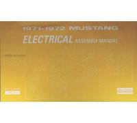 1971 1972 Ford MUSTANG Elettrico Cablaggio Montaggio Manuale Grande Mach I Boss