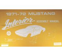 1971 1972 Ford MUSTANG Interno Montaggio Manuale Grande Mach Boss Sedili Ecc.