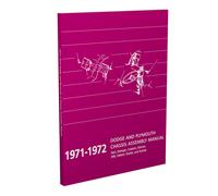 1971-1972 Manuale Assemblaggio Telaio Dodge Dart 340 Swinger Demon