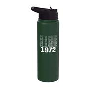 1972 Compleanno Cool Classic, Nato nel 1972 Regali di compleanno Stainless Steel Insulated Water Bottle