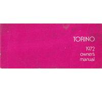 1972 Ford Torino E Ranchero Proprietari Manuale -original- User Operatore Guida