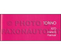 1972 Manuale Operatore Ford Torino Owners Manual 72 Ranchero Gran Torino 500 GT