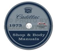 1973 Cadillac Negozio Manuale E Corpo Riparazione CD Eldorado Deville Fleetwood