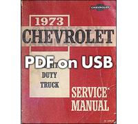 1973 Chevrolet Camion Negozio Manuale E Revisione Pdf USB Pickup SUV Van Service