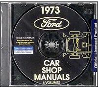 1973 Ford Negozio Manuale CD Torino Ranchero MUSTANG Ltd Thunderbird Lincoln