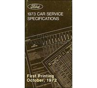1973 Ford Servizio Specifiche Manuale MUSTANG Torino Ranchero Galaxie Ltd