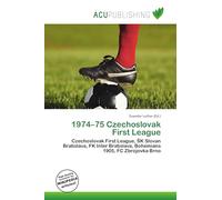 1974-75 Czechoslovak First League: Czechoslovak First League, ¿K Slovan Bratislava, FK Inter Bratislava, Bohemians 1905, FC Zbrojovka Brno