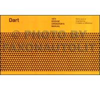 1974 Dodge Freccette Proprietari Manuale 74 Operatori Guida Libro Swinger Sport