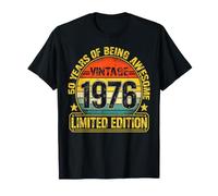 1976 50° Compleanno Decorazioni Vintage per Uomo Maglietta