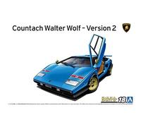 1976 Countach Walter Wolf - Version 2 1:24 Plastic Model Kit AOSHIMA