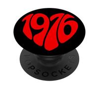 1976 Cuore Vintage 1976 Forma di Cuore Amore 50° Compleanno PopSockets PopGrip Adesivo