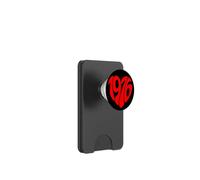 1976 Cuore Vintage 1976 Forma di Cuore Amore 50° Compleanno PopSockets PopWallet per MagSafe