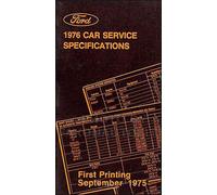 1976 Ford Servizio Specifiche Manuale Torino Tbird Ranchero MUSTANG II Mercury