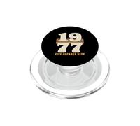 1977 Five Decades Deep 50th Birthday Retro Stripes Vintage PopSockets PopGrip per MagSafe