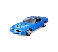 Maisto Modellino auto Pontiac Firebird Trans Am 1978 Blu metallizzato 1:18