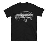 1979 Bronco Classic 4x4 SUV T-shirt Vintage Off Road Truck Retro Tee for Men, Nero , XL