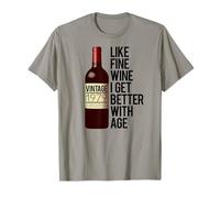 1979 Come Il Vino FINE I Get Better with Age Birthday Meme Maglietta