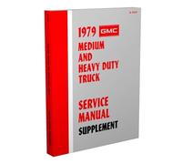 1979 GMC Big Camion Negozio Manuale Supp 4500-9500 Generale Astro Brigadiere