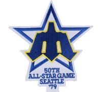 1979 Tutti Stella Gioco IN Washington Seattle Mariners Kingdome Maglia Logo MLB