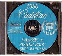 1980 Cadillac Negozio Manuale E Corpo Riparazione CD Deville Eldorado Fleetwood