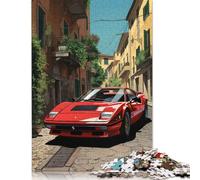 1980 Ferrari 308 GTS Puzzle Impossible 1000Pcs Decorazione Per La Casa. Giochi Rilassamento E Intelligence Per Adulti E Ragazzi Da 14 Anni 1000pcs (38x26cm)