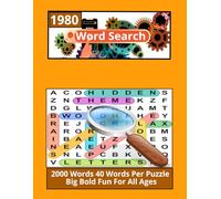 1980 Word Search - Big Bold Fun for All Ages: 40 Words Per Puzzle - 2000 Words Total - Brain-Boosting Puzzles for Hours of Entertainment