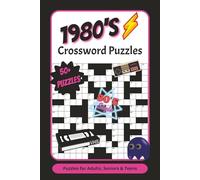 1980's Crossword Puzzle Book: Crossword Puzzles, Word Search Puzzles With Easy to Read Print about 1980’s, Retro, Nostalgia and More | 6x9 inches, 120 ... Gift for Vacations, Holidays and Relaxation