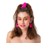 1980s Orecchini Neon 80s Costume Accessorio Orecchini a Clip Donna Bambini