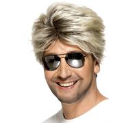 1980s Strada Parrucca Bianco Biondo Boy Band 80s Adulti per Costume Donna Uomo