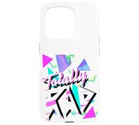 1980's Totally Rad 80s White Tiger Stripe 80s-partito v.9.1 Custodia per iPhone 15 Pro