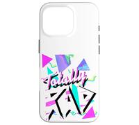 1980's Totally Rad 80s White Tiger Stripe 80s-partito v.9.1 Custodia per iPhone 16 Pro