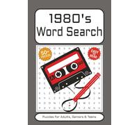 1980's Word Search Puzzle Book: Classic 80s Retro Word Lists and Easy-to-Read Word Searches for Adults and Older Kids