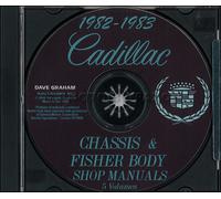1982-1983 Cadillac CD Negozio Manuale Corpo Deville Eldorado Siviglia Fleetwood